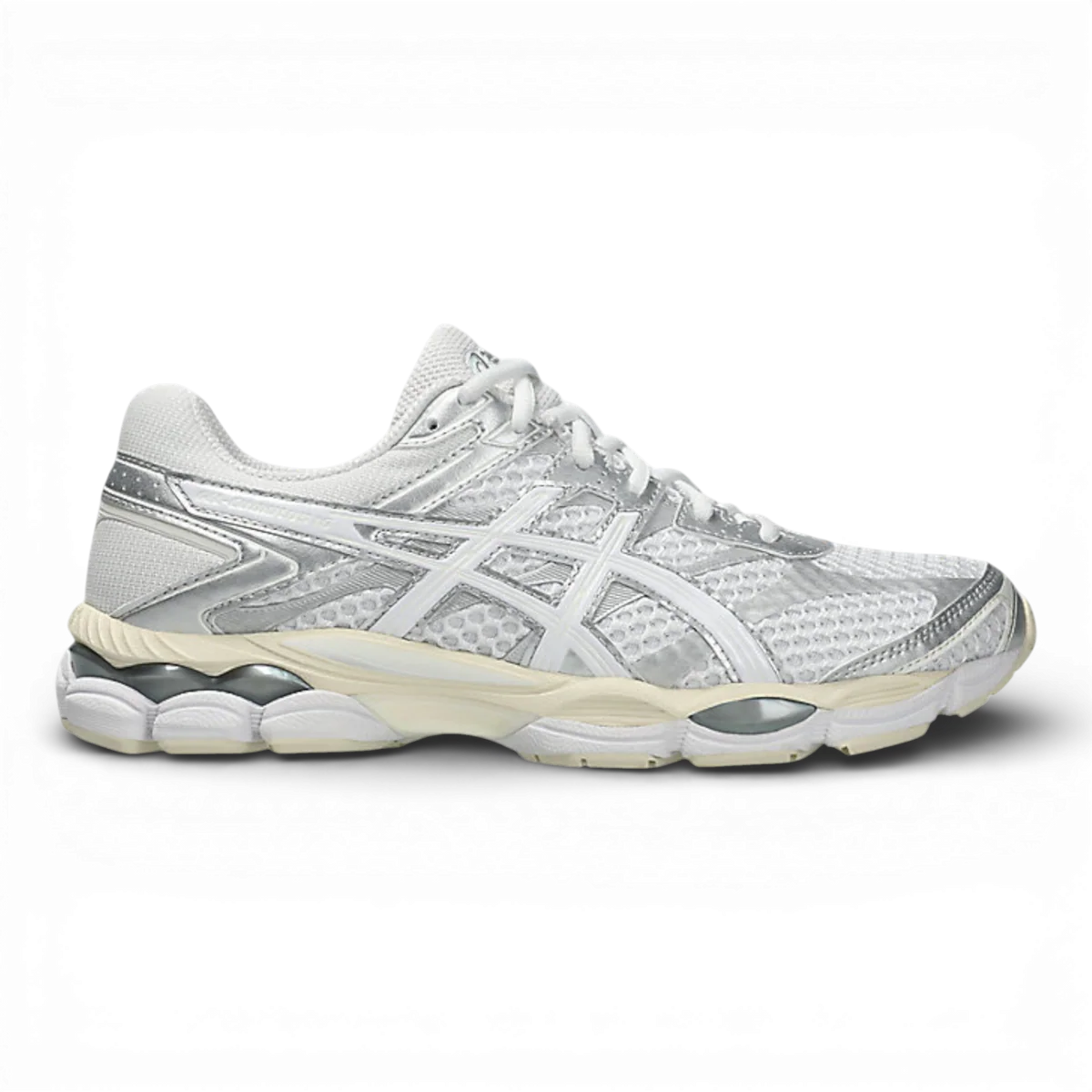 ASICS Gel-Cumulus 16 White Silver – Sneaker Running Femme