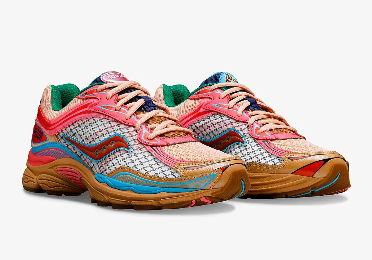 Saucony Omni 9 - Rose et marron